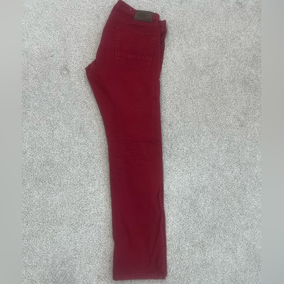 Scotch and Soda Red Denim Jeans 32/32 - Picture 3 of 4